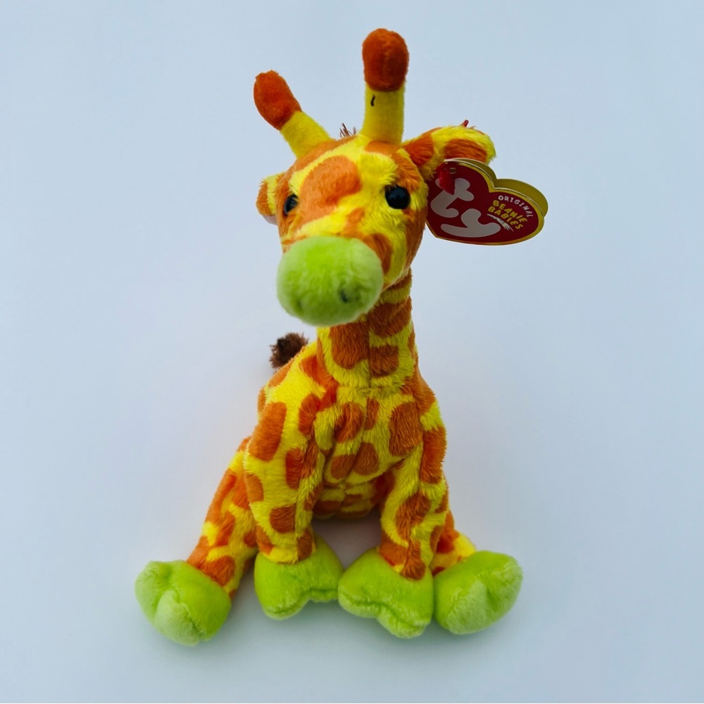 Ty Beanie Babies Collection Giraffiti The Giraffe Plush Stuffed Animal Toys